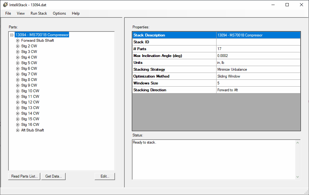 Logiciel d'empilage de rotors IntelliStack